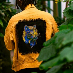 Veste Jaune - Broderie Panthère