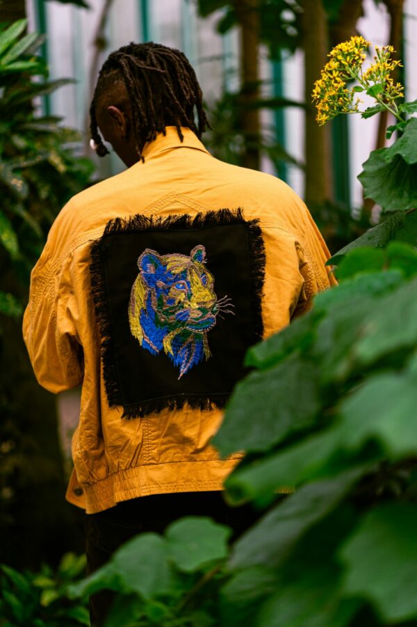 Veste Jaune - Broderie Panthère