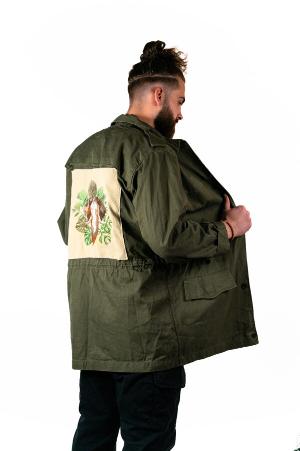 Veste Elita Kaki Armée Italienne - Broderie Éléphant