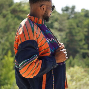 Veste Pogo Vintage Multicolor - Broderie Chimpanzé