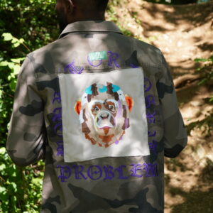 Veste Nokomi - Broderie Chimpanzé