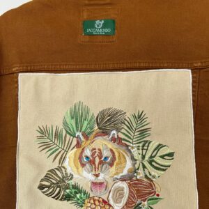 Veste Oro Jean Marron - Broderie Tigre