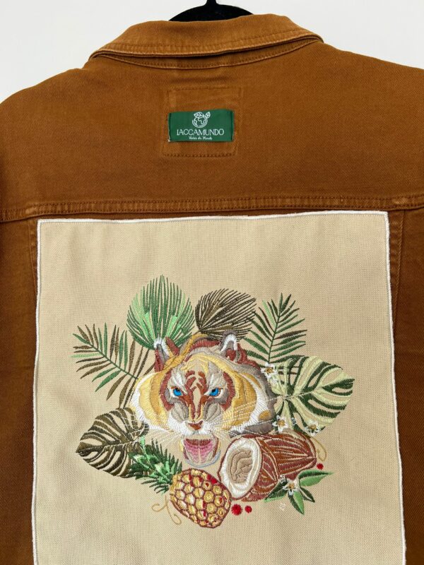 Veste Oro Jean Marron - Broderie Tigre