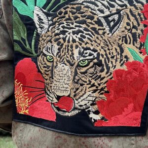Veste Akawa - Broderie Leopard