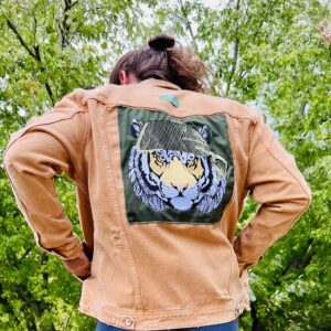 Veste Sangha - Broderie Tigre