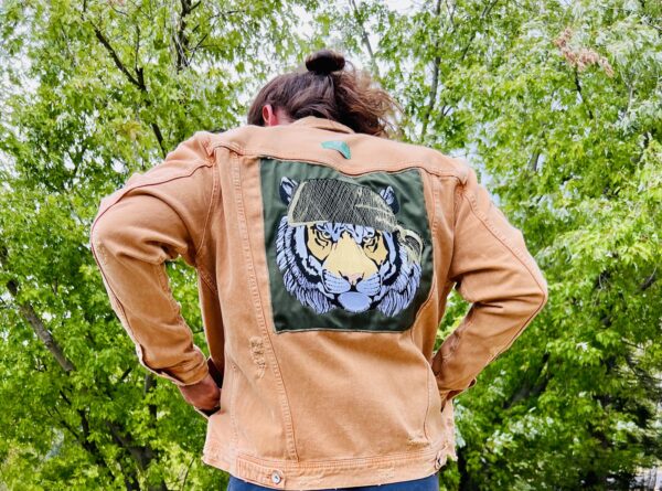 Veste Sangha - Broderie Tigre