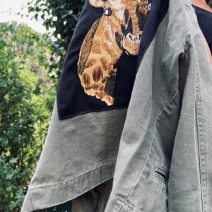 Veste Safaera - Broderie Girafe