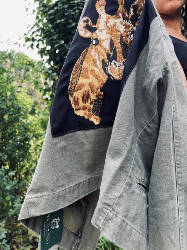 Veste Safaera - Broderie Girafe