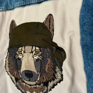 Veste Fenri - Broderie Loup