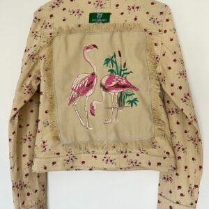Veste Lilah - Broderie Flamant Rose