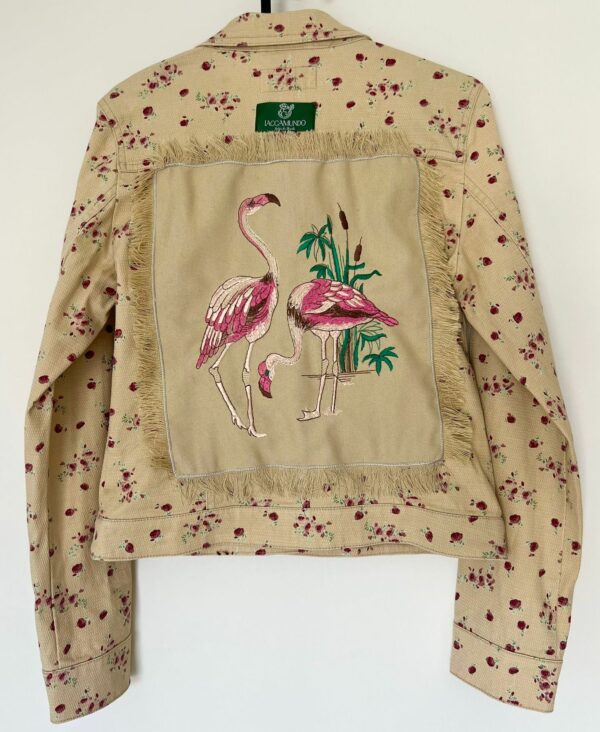 Veste Lilah - Broderie Flamant Rose