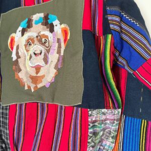 Veste Wuba - Broderie Chimpanzé