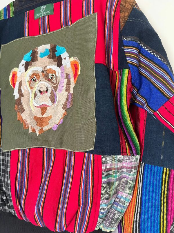 Veste Wuba - Broderie Chimpanzé